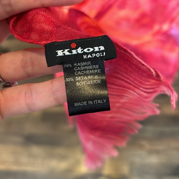 Kiton cashmere silk scarf - Picture 4 of 6
